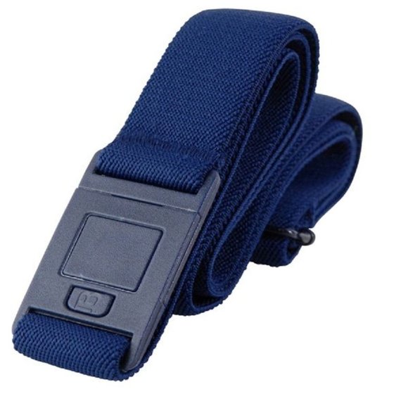 Beltaway2 Square Buckle Adjustable Stretch Flat Buckle Belt One Size 0-14 Denim - Picture 1 of 1